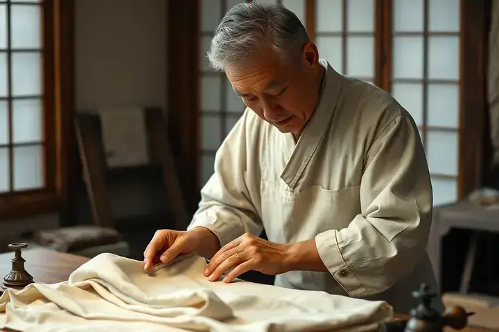 ベテラン職人の手仕事